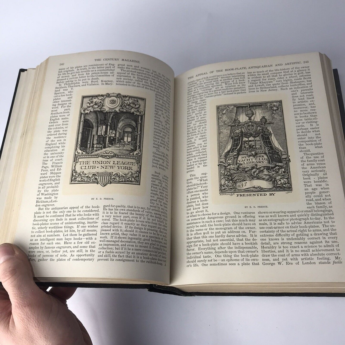 Antique 1902 Book “A Year Of The Century” Volume 1 The Century Co, New York