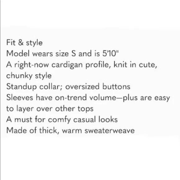 Who What Wear Corydalis Heather Cardigan Sweater Blue