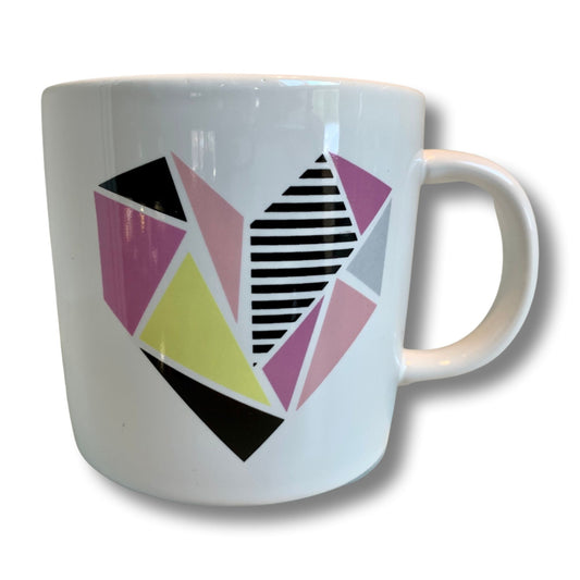 Caribou Coffee All Heart Abstract Coffee Mug 2016 Ceramic