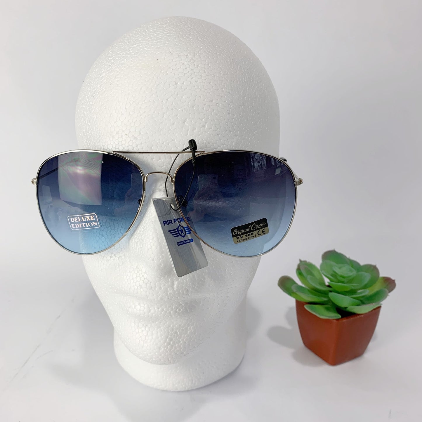 NEW Air Force Aviator Unisex Sunglasses Color C Blue