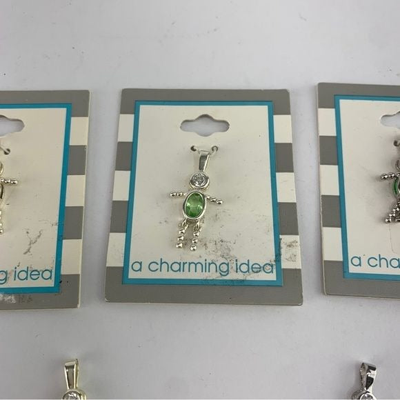 A Charming Idea Birthstone Babies Charms Lot of 5