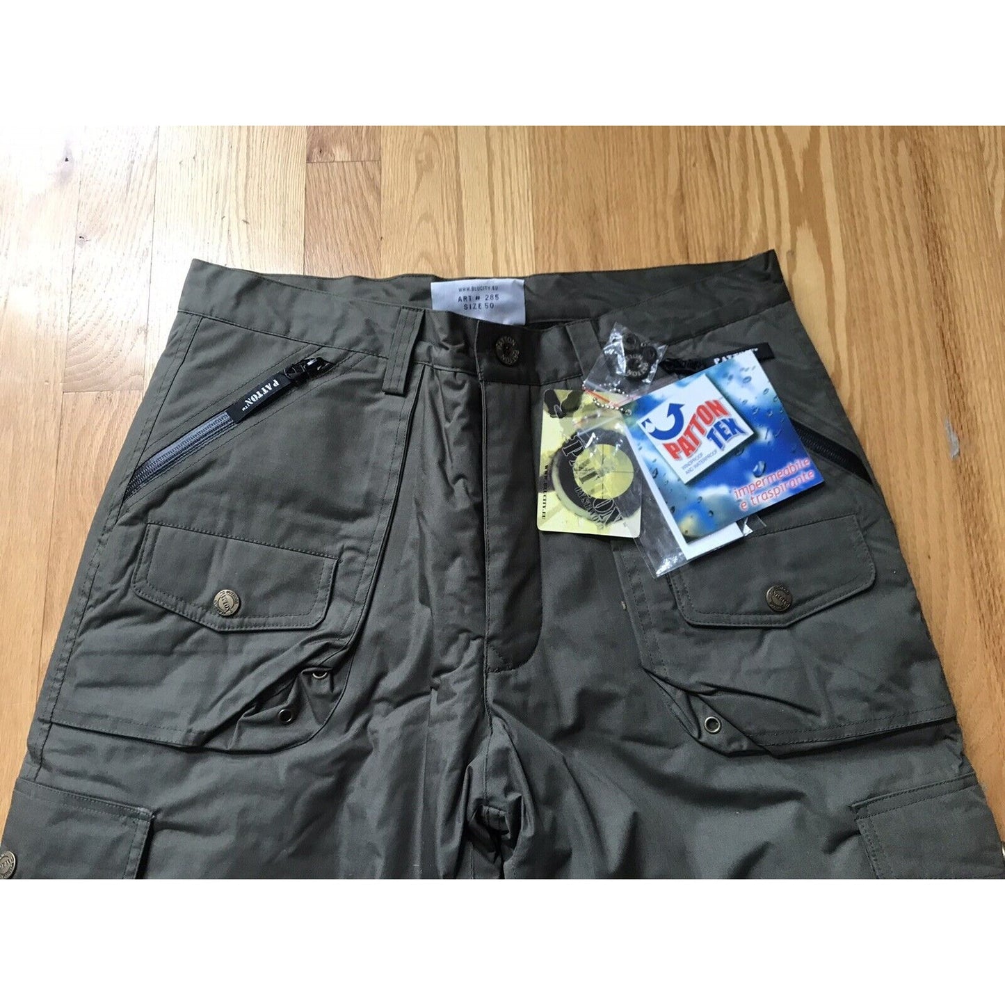 Patton by Stravolo ART 285 Waterproof & Windproof Pants EURO Size 50 NEW!