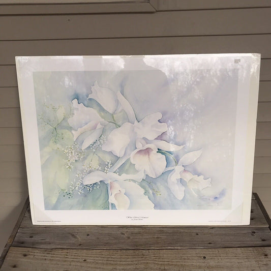 Vintage “Water Colored Memories” by Jeanne Bonnie Print, Hand-Signed & Numbered!