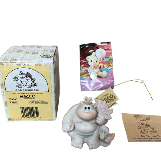 Precious Moments 521043 To My Favorite Fan Figurine IN BOX