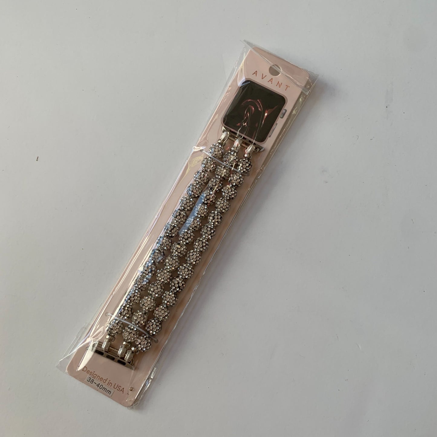 NEW Silver Beaded Apple Watch Band Bracelet