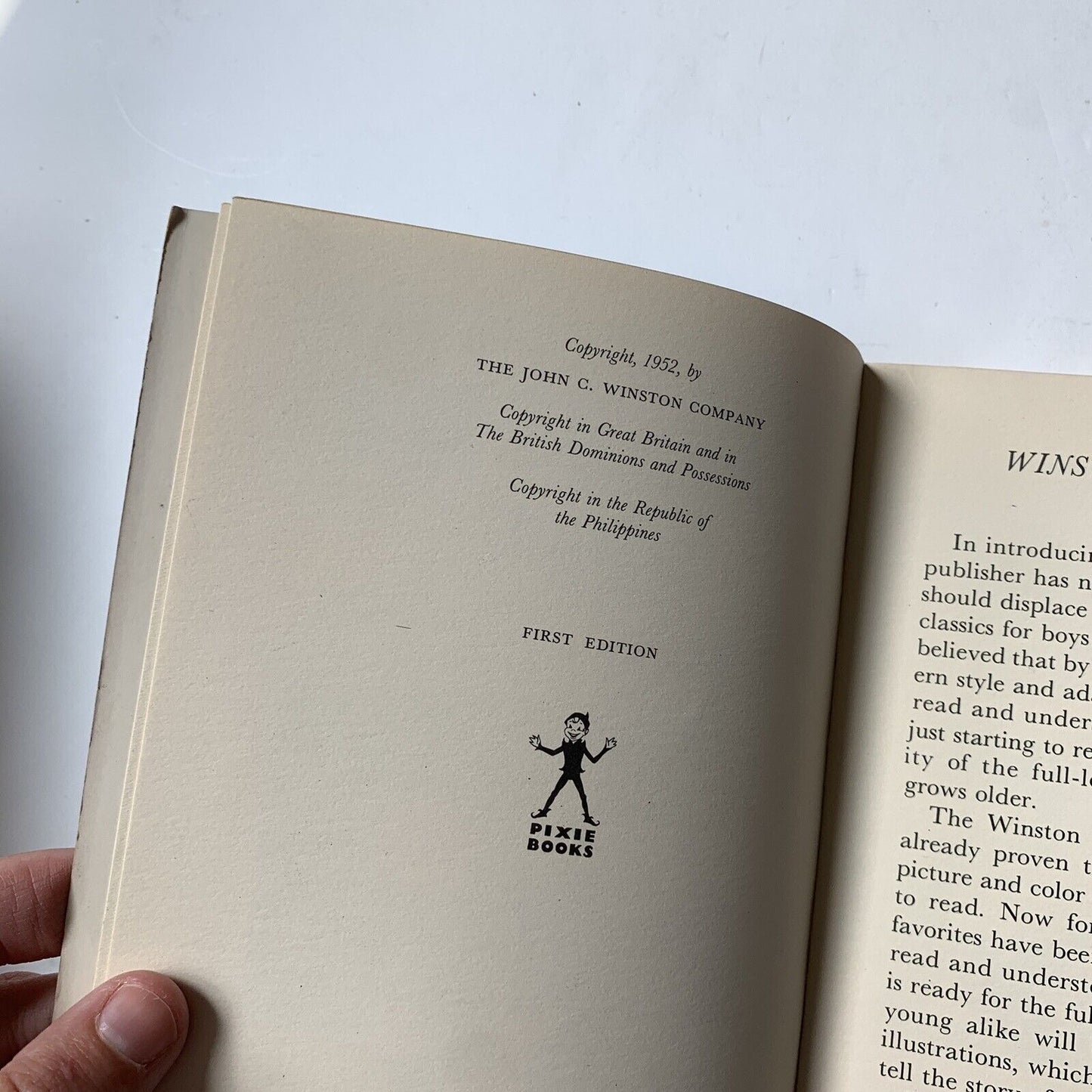 TREASURE ISLAND by Robert Louis Stevenson 1952 First Edition Book Winston Pixie