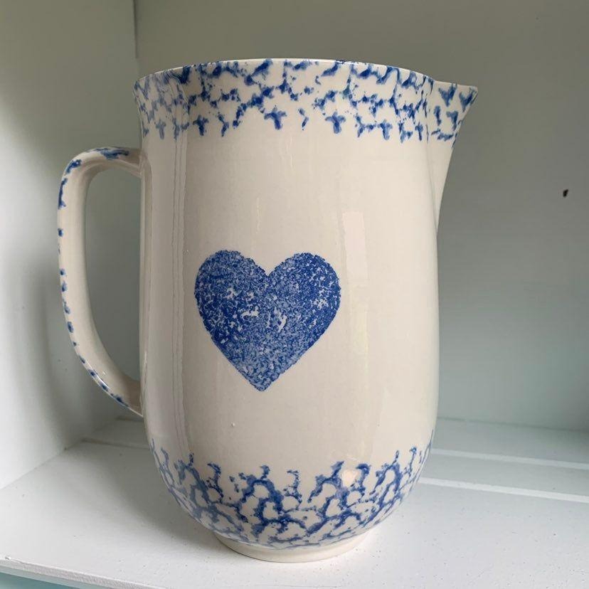 Folk Craft Cow Heart Pitcher