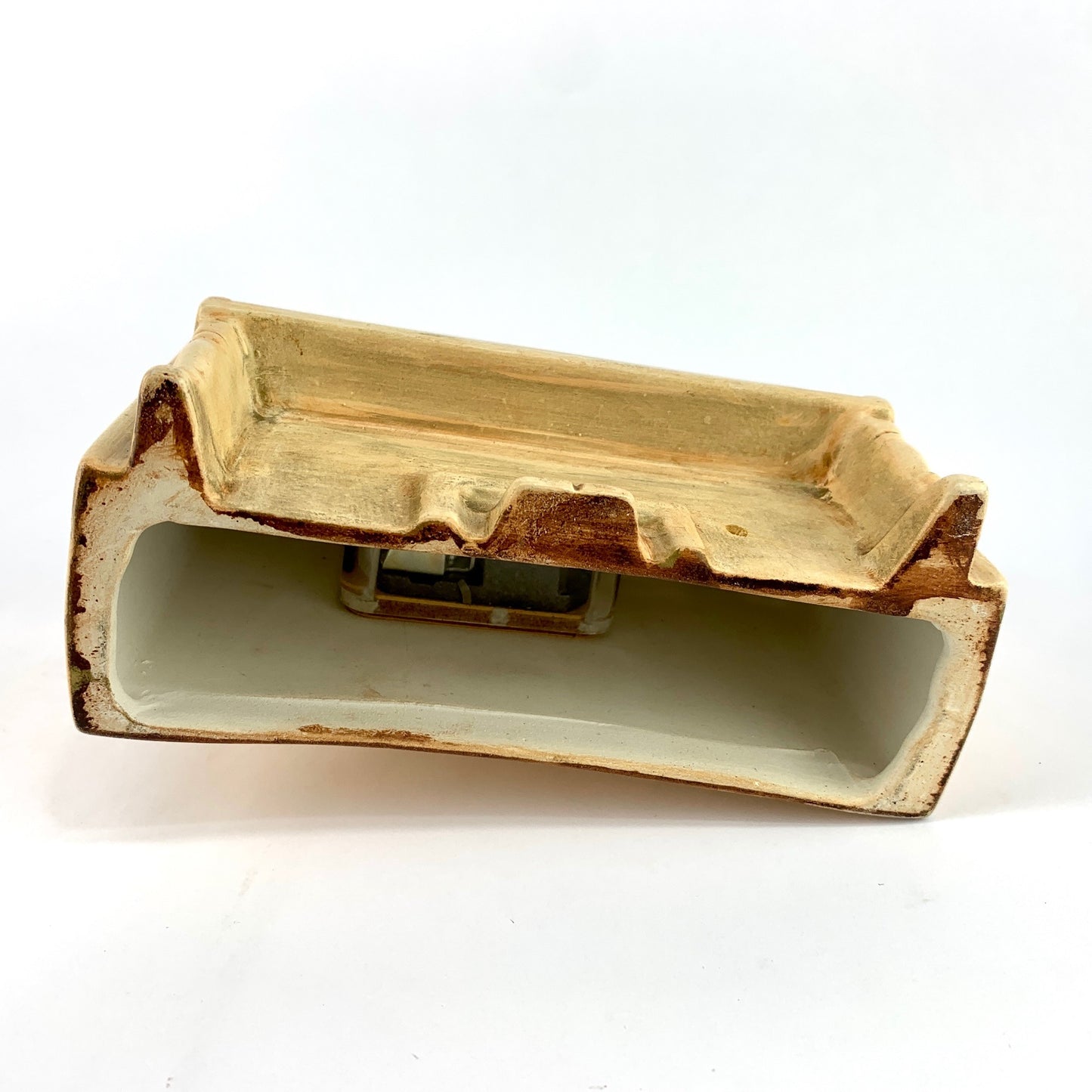 Vintage Ceramic Musical Piano Upright