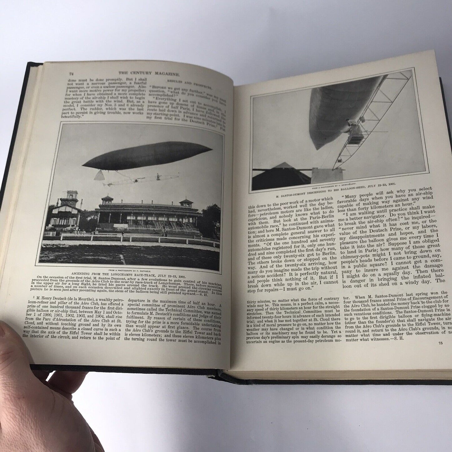 Antique 1902 Book “A Year Of The Century” Volume 1 The Century Co, New York