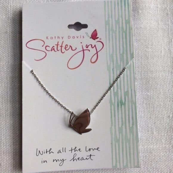 Kathy Davis Scatter Joy Butterfly Necklace
