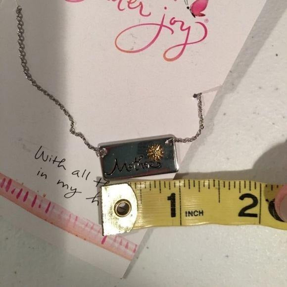 NEW Silver Plate Mother Necklace