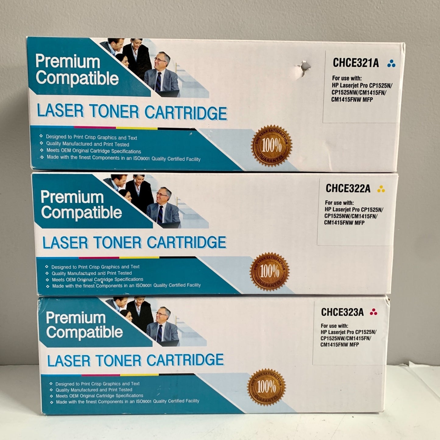 CHCE321A CHCE322A CHCE323A Toner Cartridges for HP Laserjet PRO CP1525N