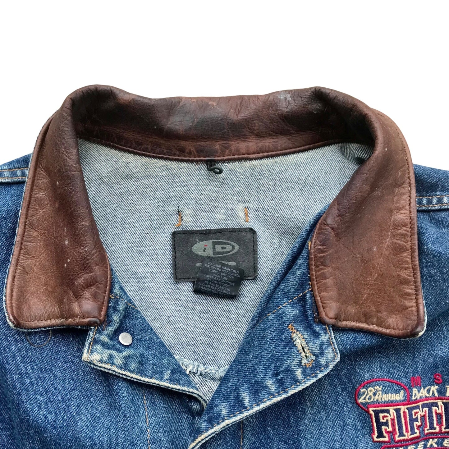 Vintage 2001 MSRA Back to the Fifties Jean Jacket Men's Size XXXL 50's
