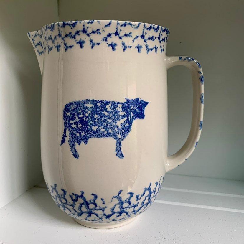 Folk Craft Cow Heart Pitcher
