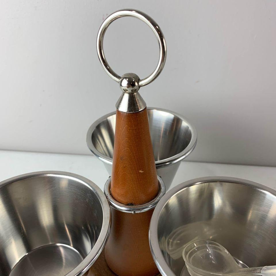 Stako Sweden Stainless Steel Condiment Carousel