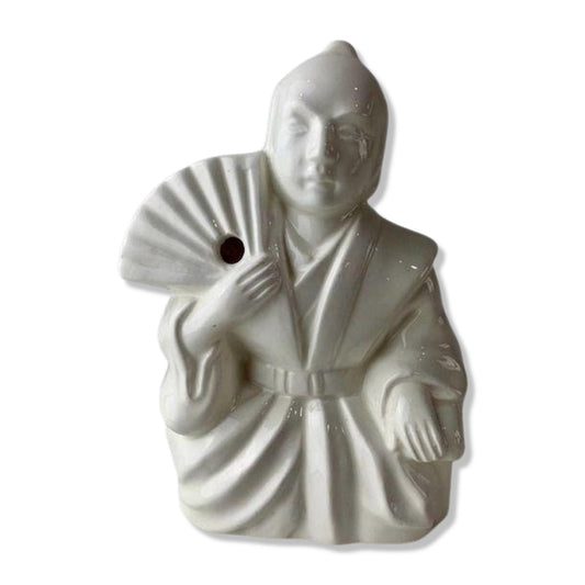 Orchids of Hawaii Tiki Mug Buddha Fan White