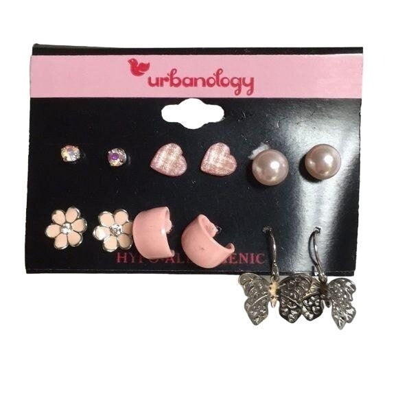 Urbanology New Pink Earrings Set