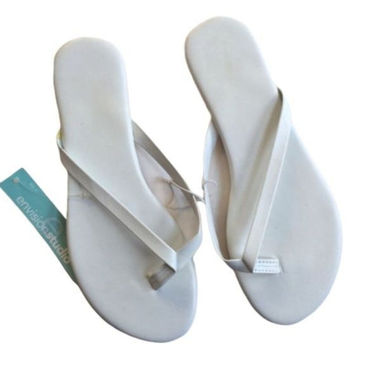 Envision Studio White Sandals New
