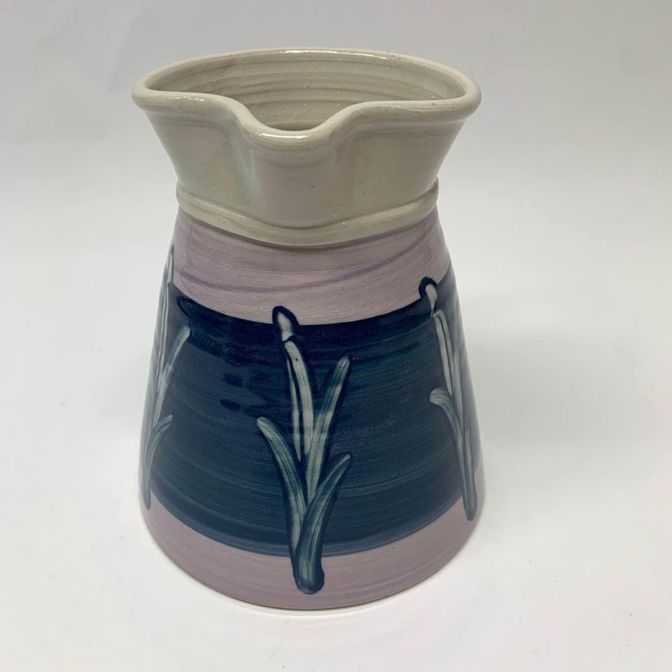 Artisan Painted Pottery Pitcher