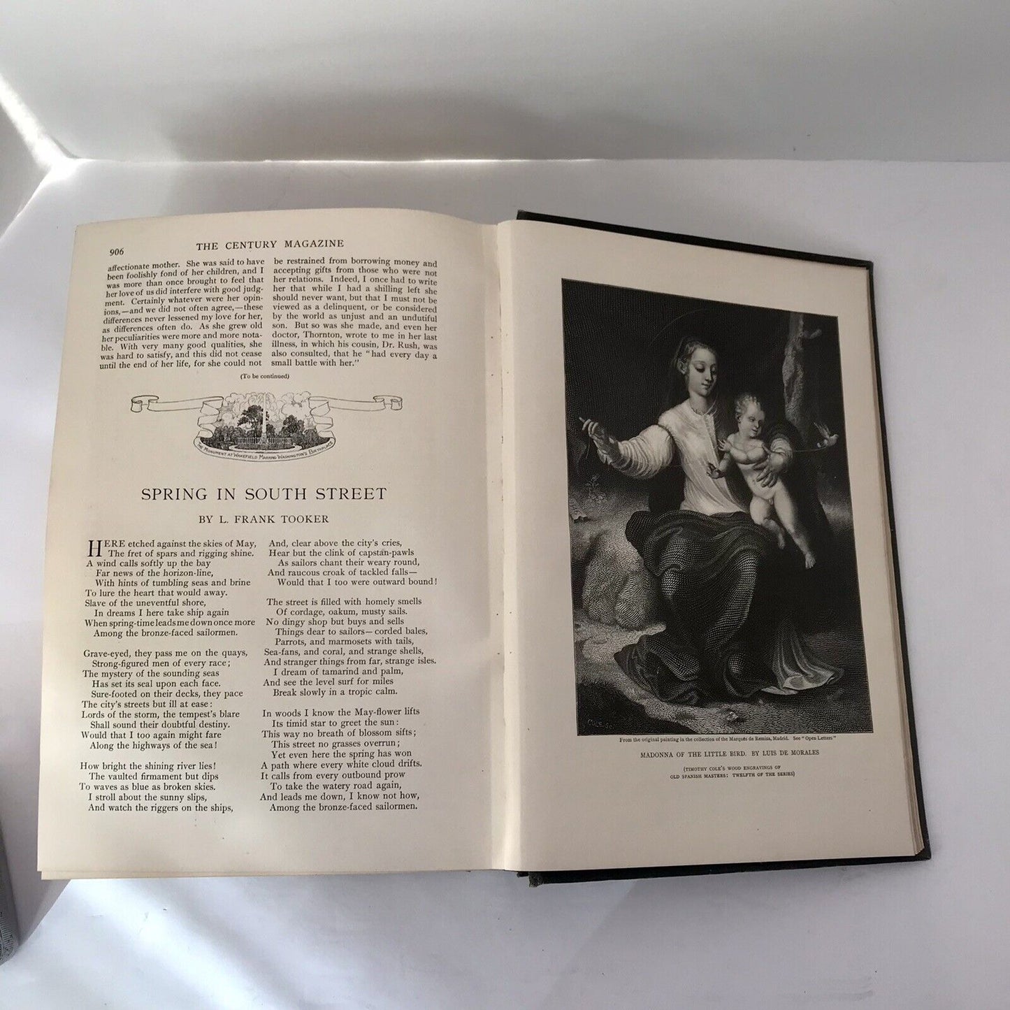 Antique 1904 Book “A Year Of The Century” Volume 1 The Century Co, New York