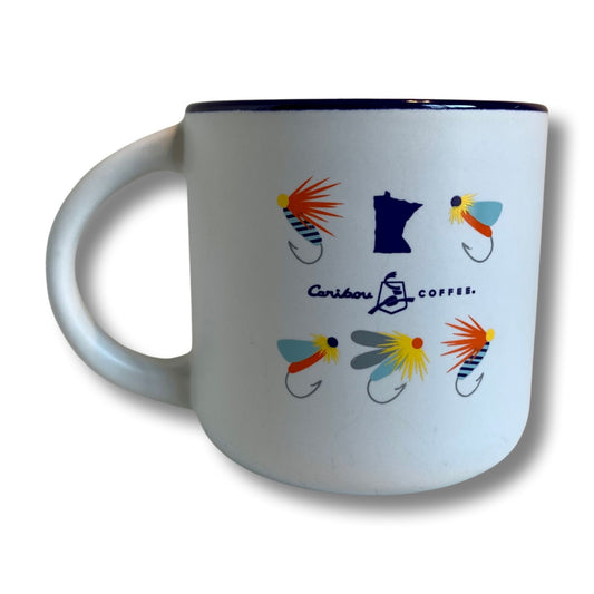 Caribou Coffee So Fly Fishing Coffee Mug Ceramic