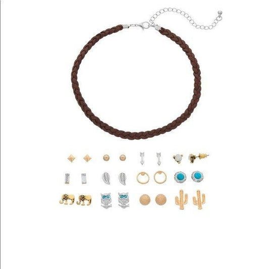 New Mudd 12 Days Of Jewelry Necklace Earrings