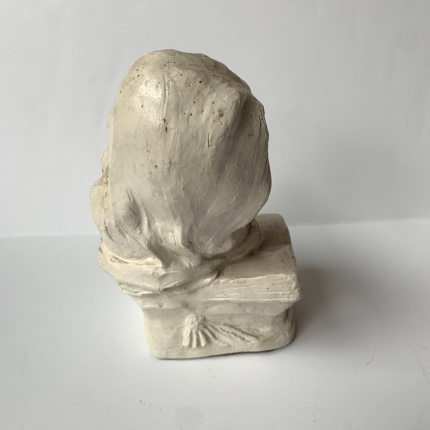 Austin Productions Entranced Girl Sculpture Vintage 1977 White