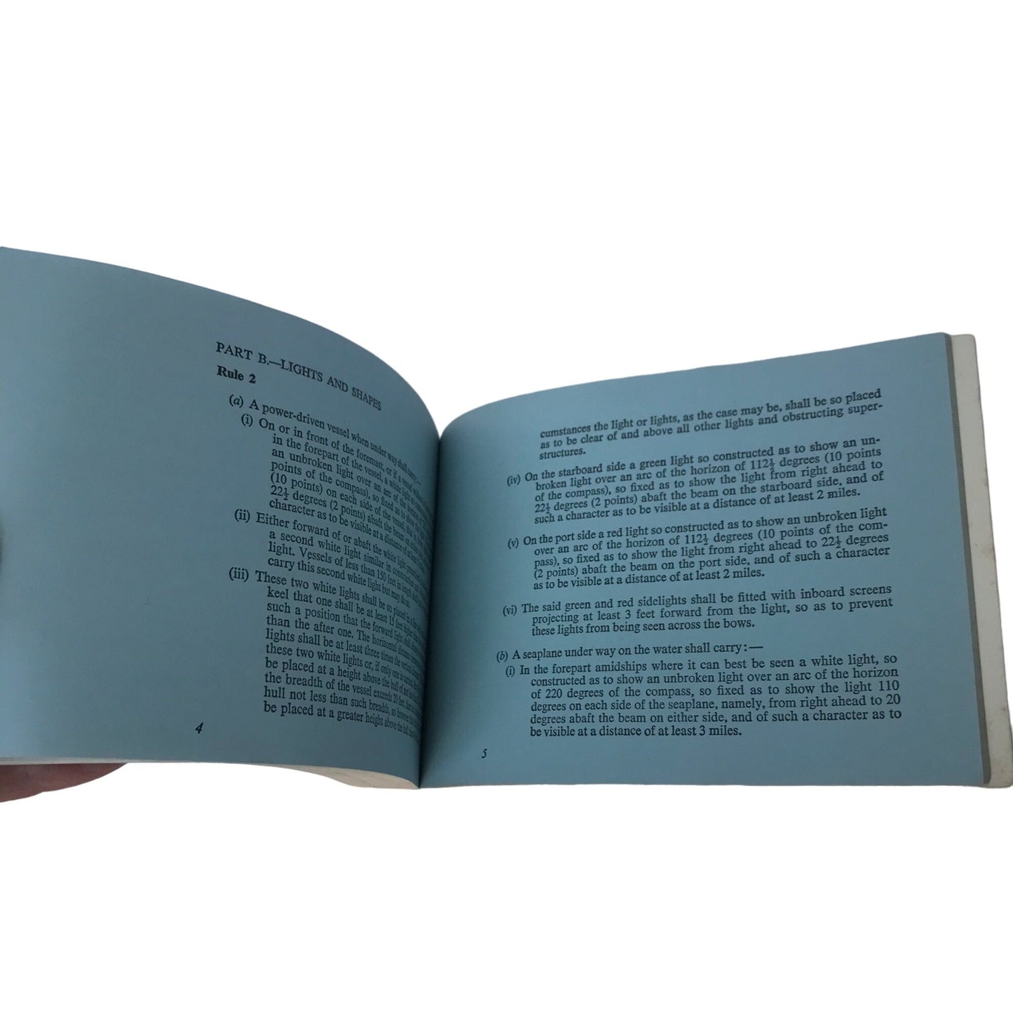 Vintage A Seaman's Guide to the Rule of the Road U.S. Naval Institute 1971 Book