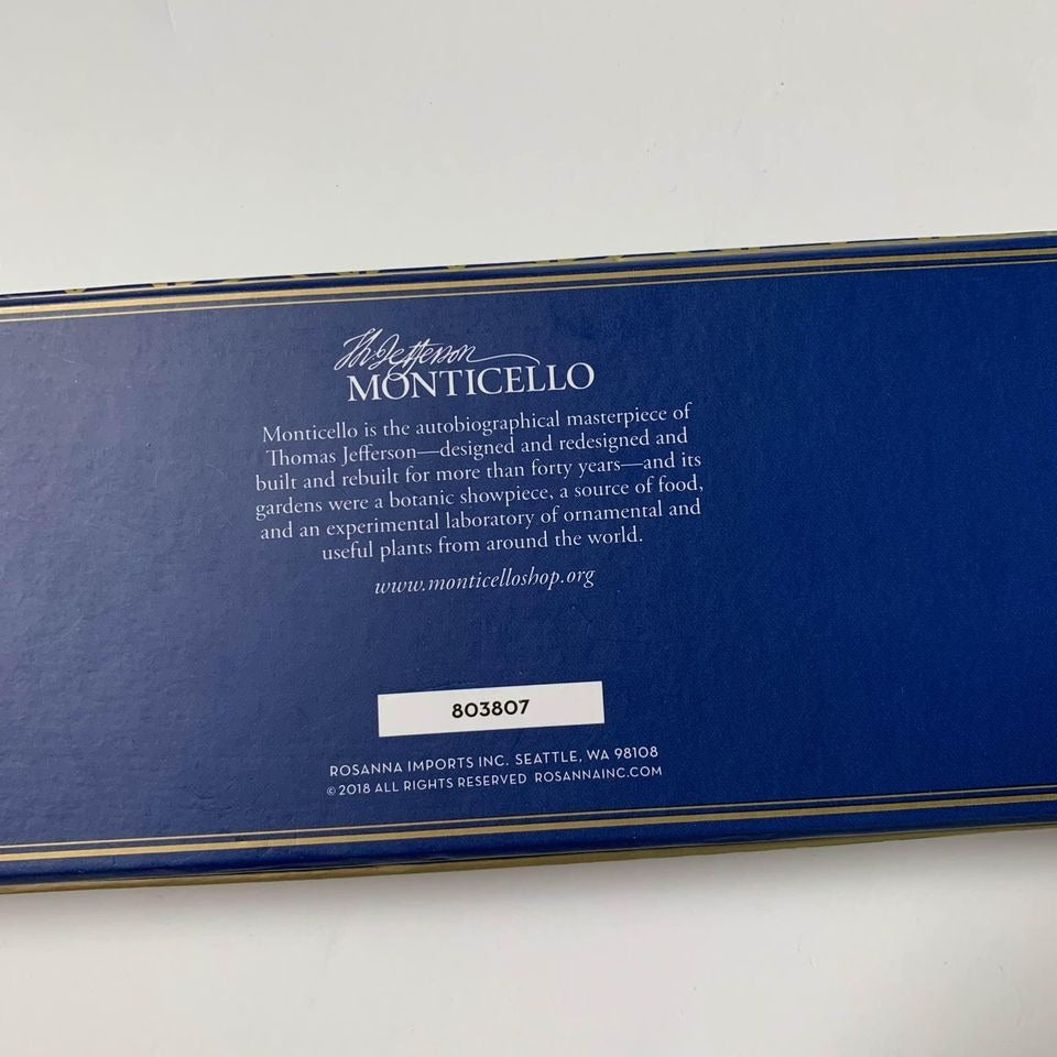 Rosanna Imports Music Ceramic Desk Tray Plate Decor in Box