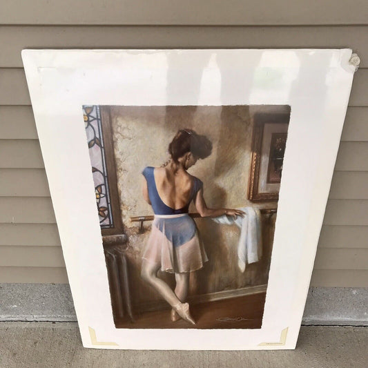 Robert Olson “Harmony” Ballerina Ballet Dancer Signed & Numbered Art Print 1989