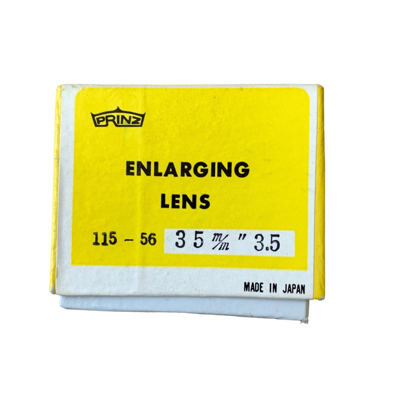Prinz Enlarging Lens 115-56 35mm 3.5 In box