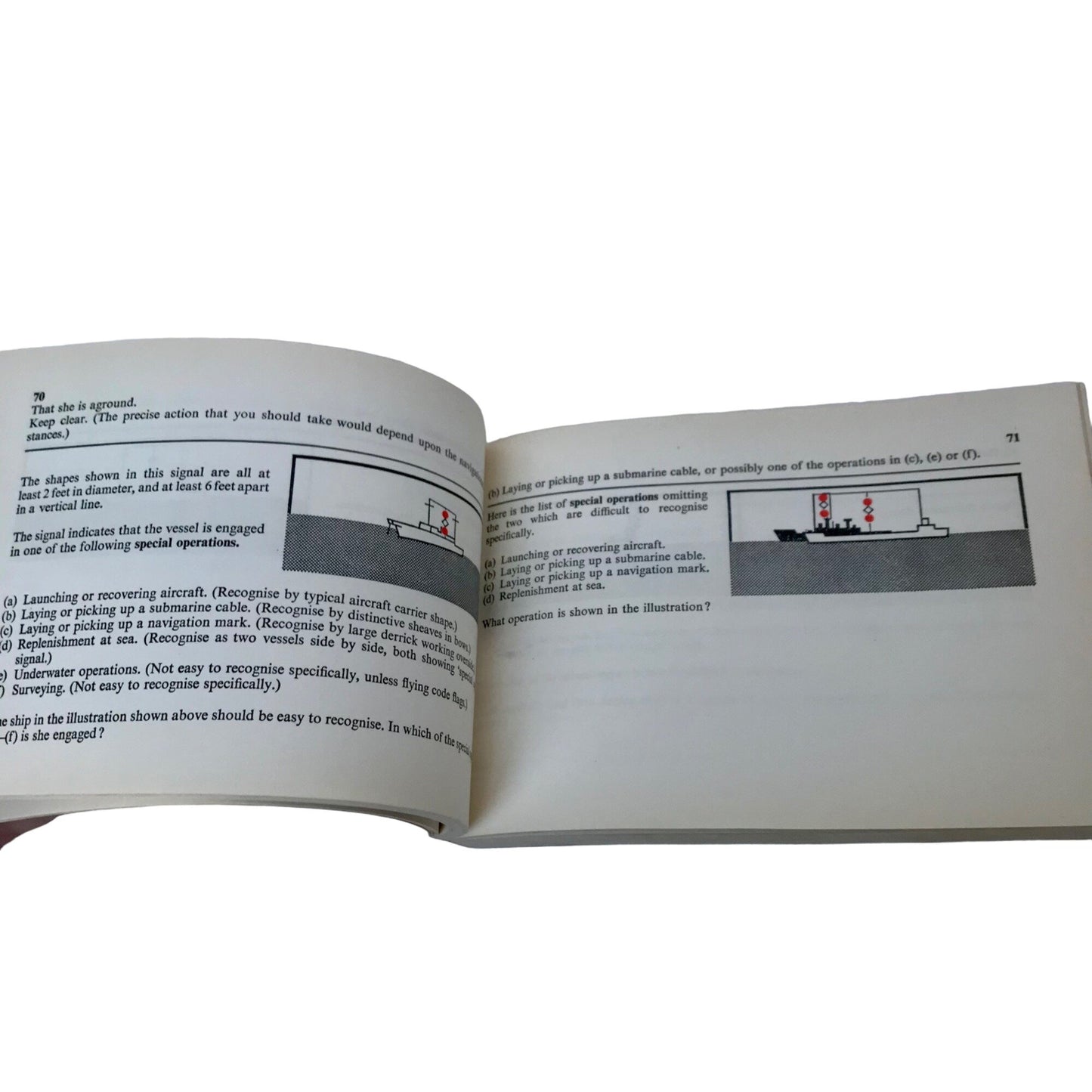 Vintage A Seaman's Guide to the Rule of the Road U.S. Naval Institute 1971 Book