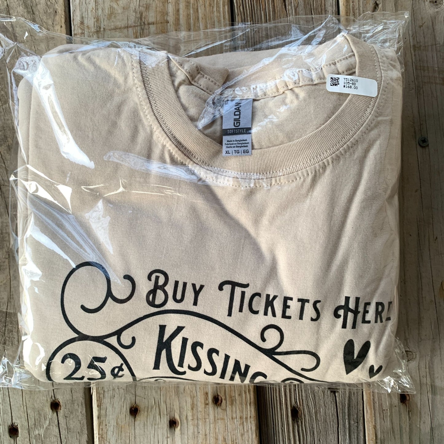 Kissing Booth Graphic Tee Natural