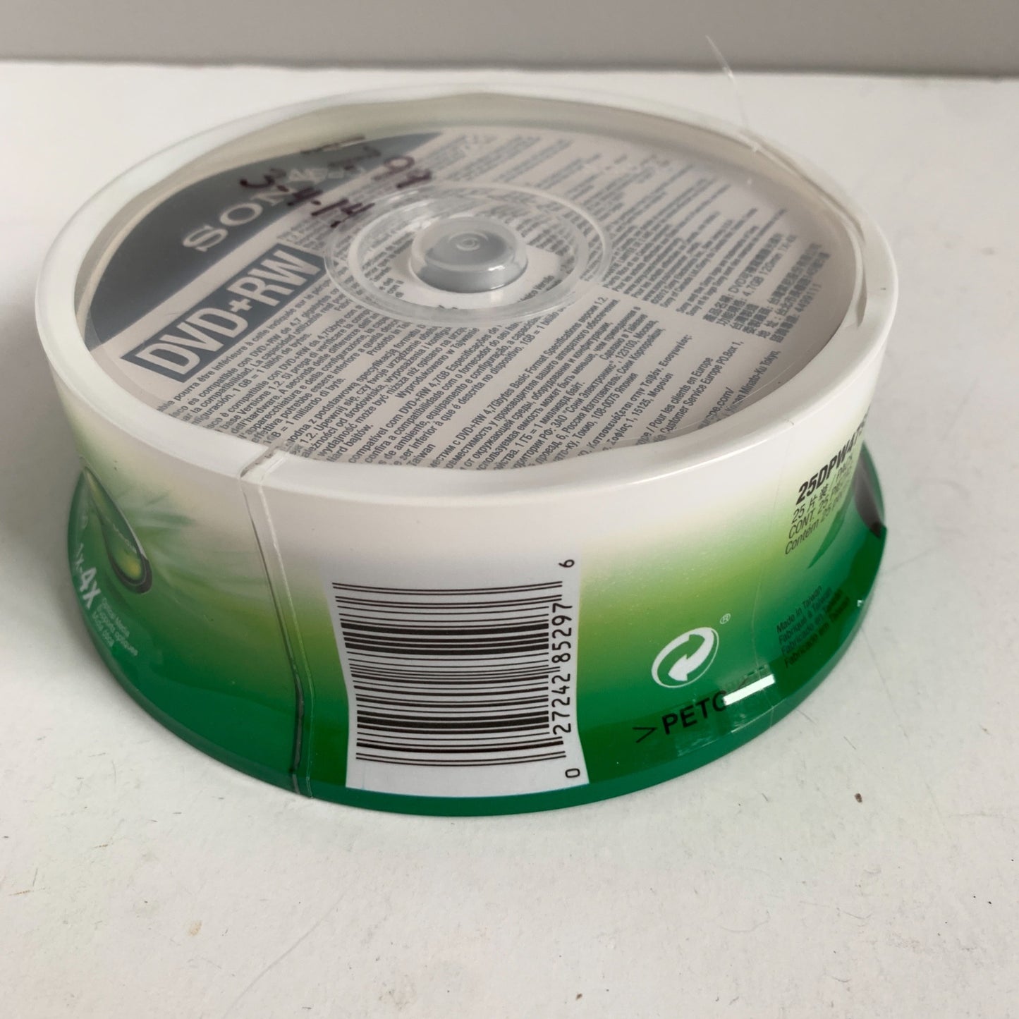 Sony 25 Pack DVD+RW DVD RW 4.7 GB Discs Sealed