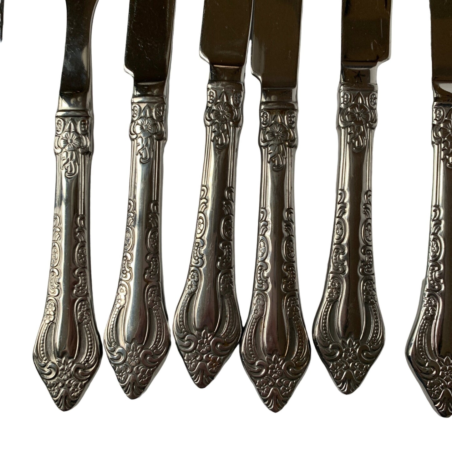 Reed & Barton Majesty Glossy 18/8 Stainless Steel Flatware Serveware 10 Pieces