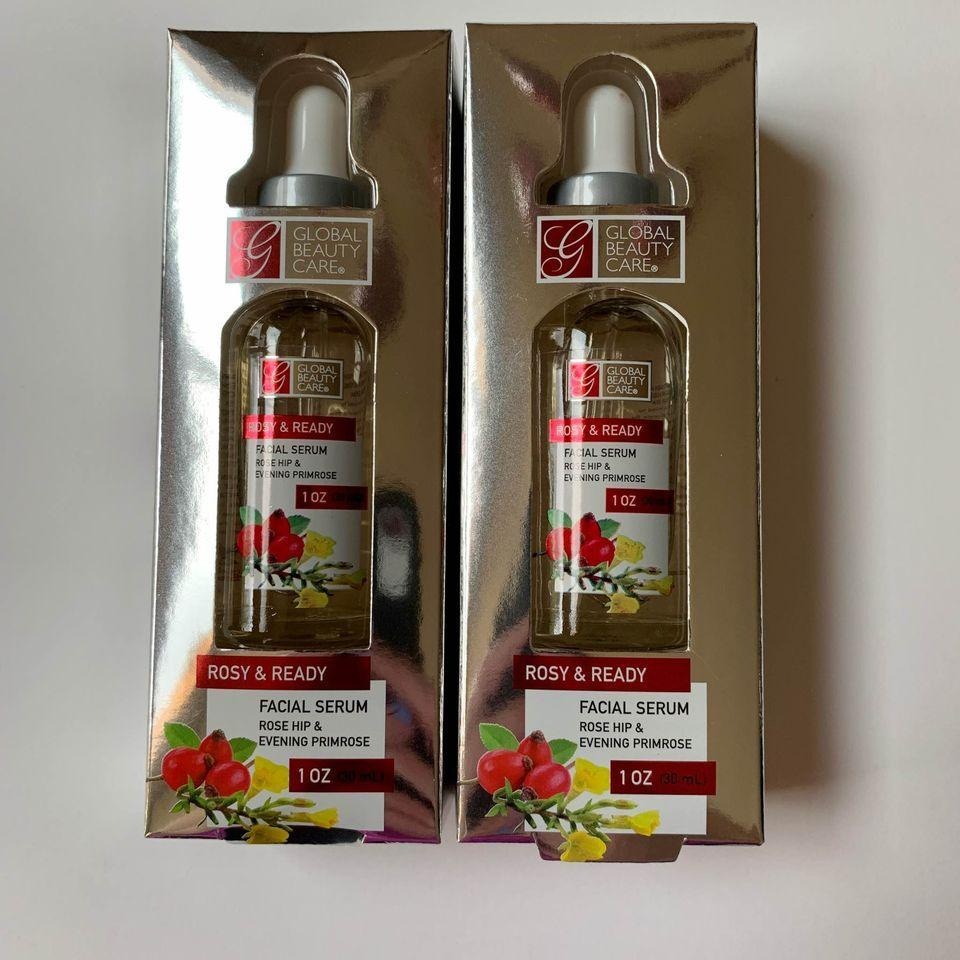 New Global Beauty Care Rosy & Ready Facial Serum Rose Hip Evening Primrose