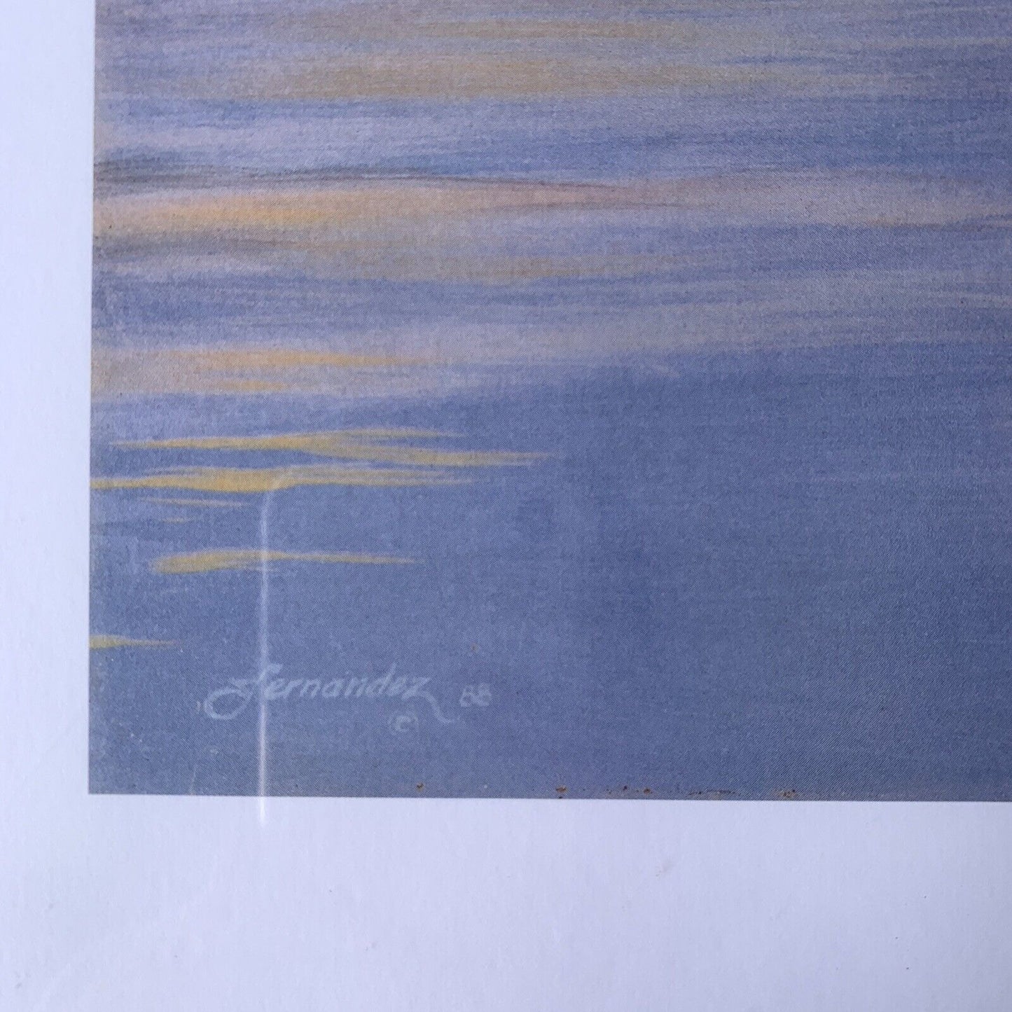 SIGNED Vintage Print: After The Rain by Mario Fernandez Limited Edition NOS