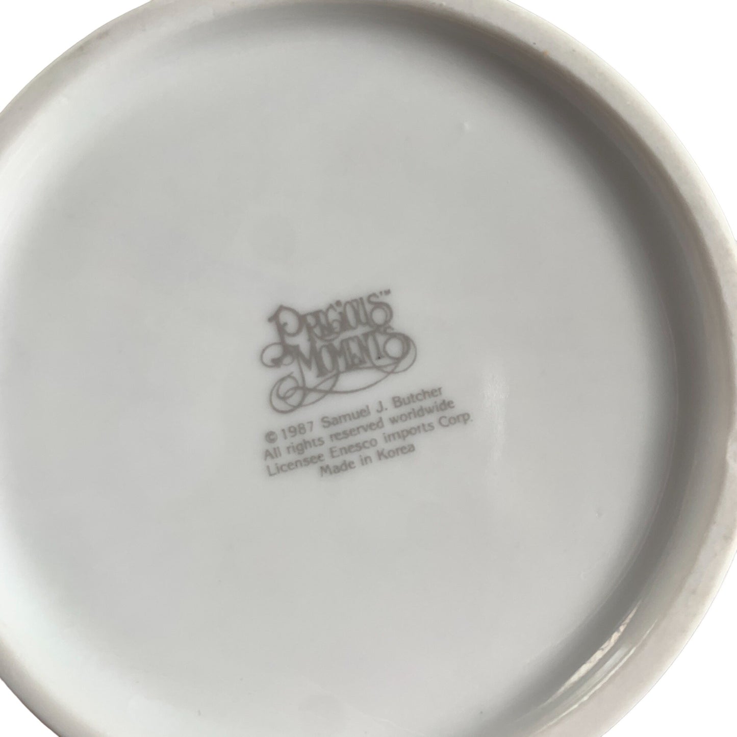 Precious Moments 1987 January Coffee Mug