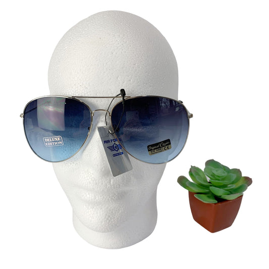 NEW Air Force Aviator Unisex Sunglasses Color C Blue