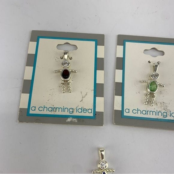 A Charming Idea Birthstone Babies Charms Lot of 5