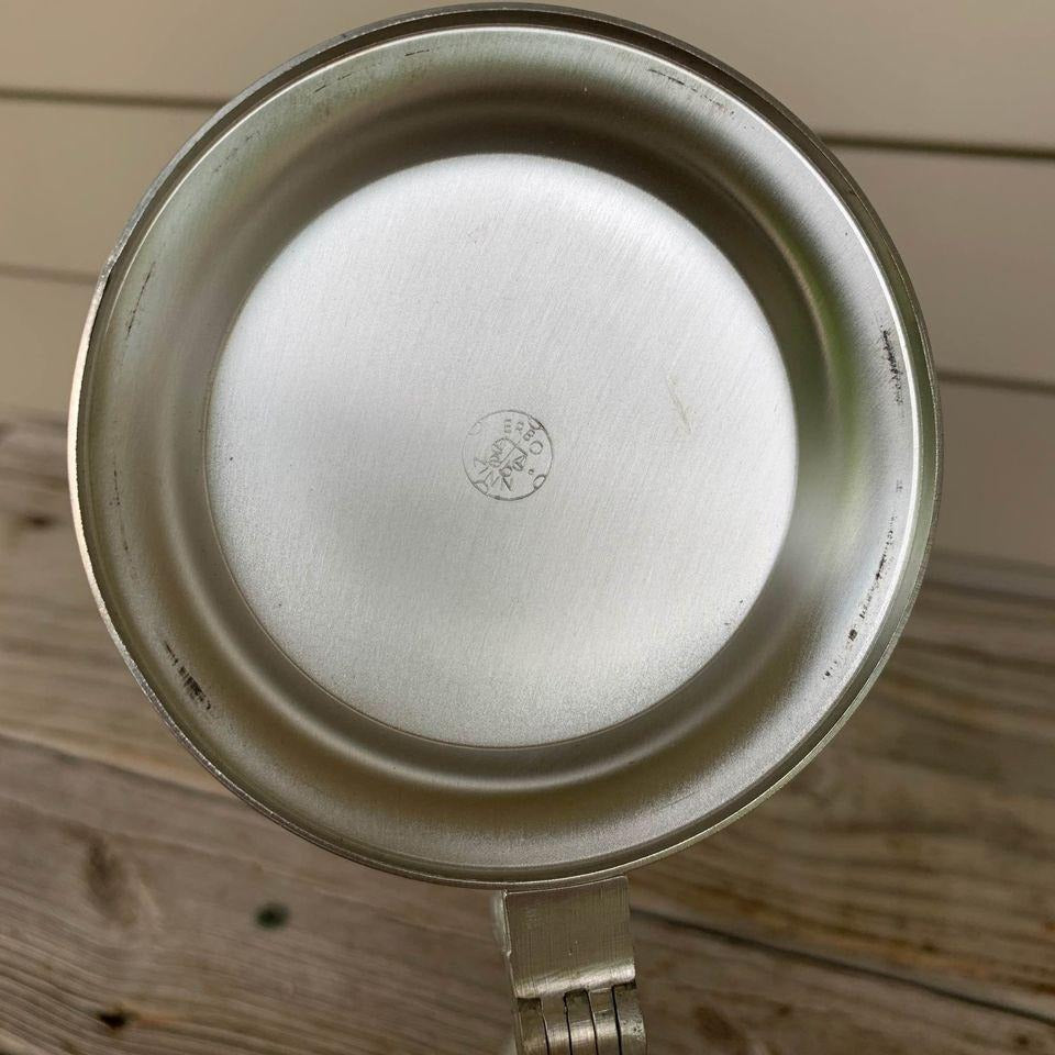 Kampendahl Lidded Beer Mug Glass & Pewter