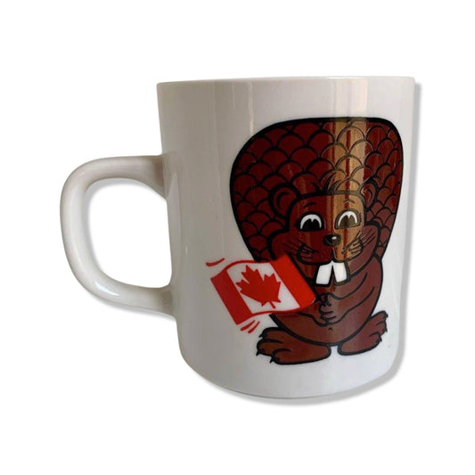 Canada Beaver and Flag Coffee Mug