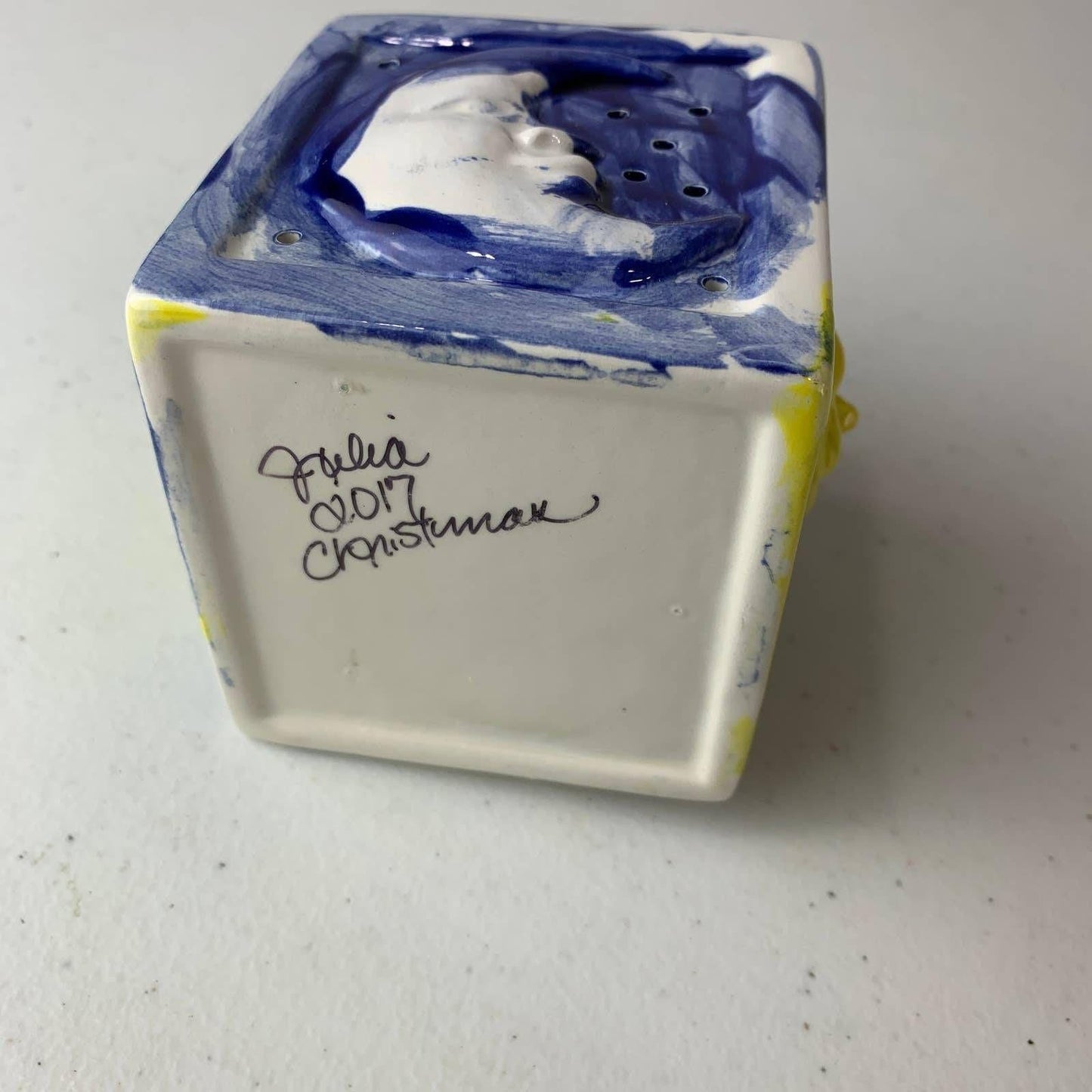 Hand painted Ceramic Tealight Holder