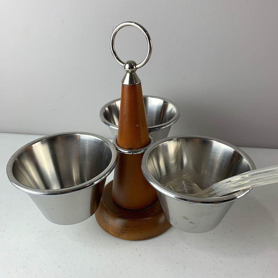 Stako Sweden Stainless Steel Condiment Carousel