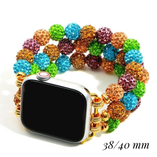 NEW Light Multi Beaded Apple Watch Band Bracelet