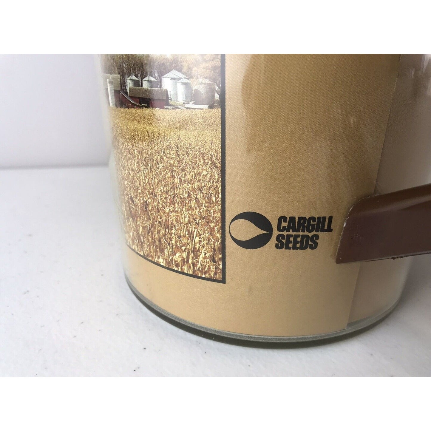 Vintage Thermo Serv Insulated Pitcher Cargill Seed Farm Scene