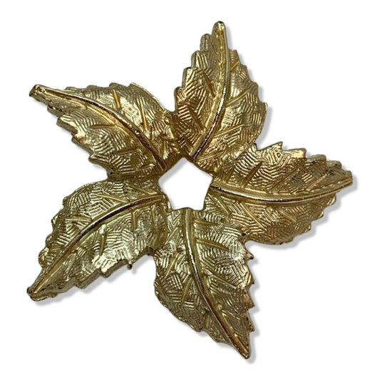 Vintage Leaf Wreath Pin Brooch