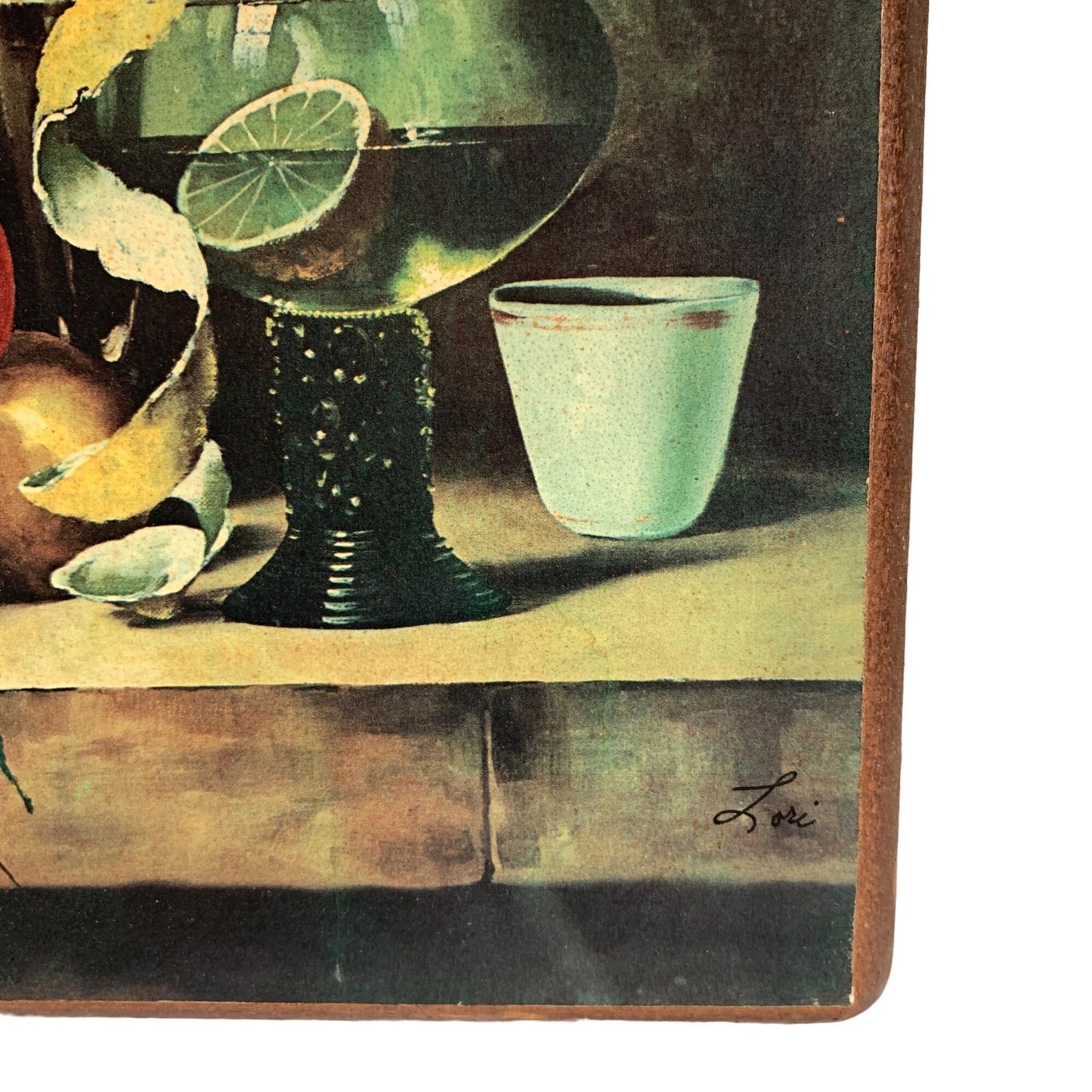 Vintage | 1970's Still Life Food Water Pitchers Signed Lori