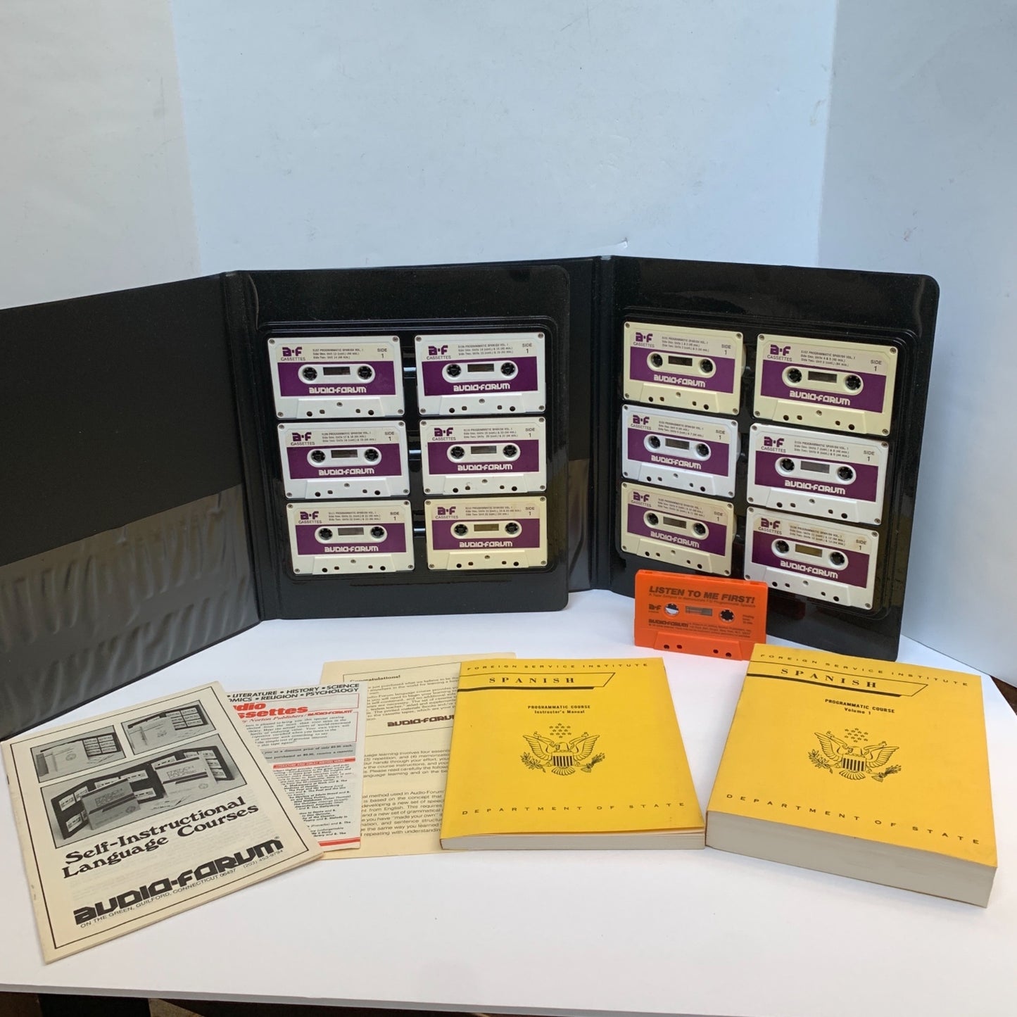 Vintage Foreign Service Institute Spanish Programmatic Course Dept of State 1967