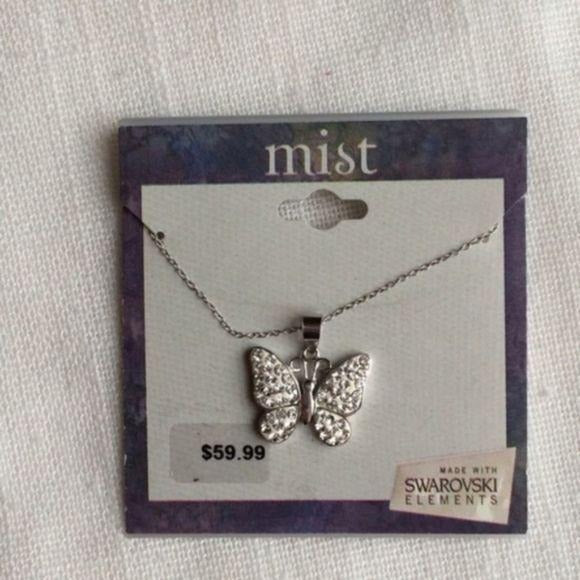 NEW Sterling Silver Butterfly Necklace